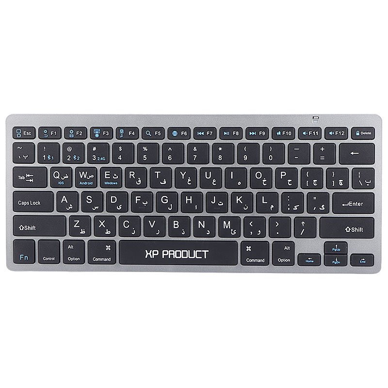 کیبورد بی سیم ایکس پی-پروداکت مدل XP-4600K، سوییچ ممبران، Tenkeyless