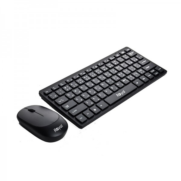 کیبورد و ماوس بیسیم رویال مدل RKM-810