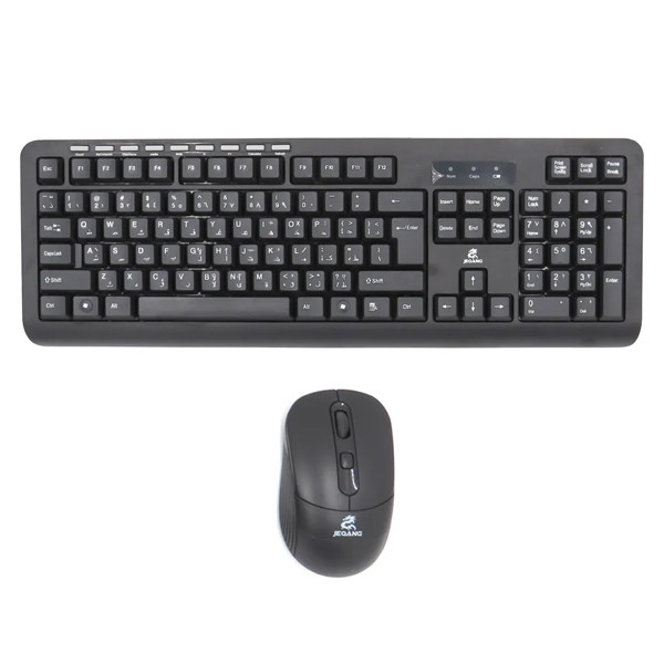کیبورد و ماوس بی سیم جکنگ مدل JW-6800