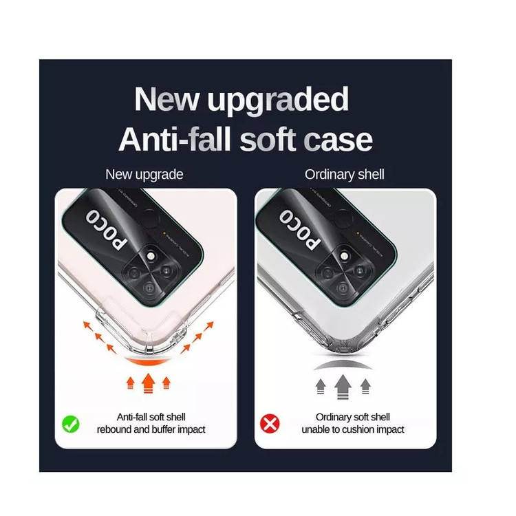 کاور کانواس مدل Airbag مناسب برای گوشی موبایل شیائومی Poco C40 / Redmi 10 Power / Redmi 10C