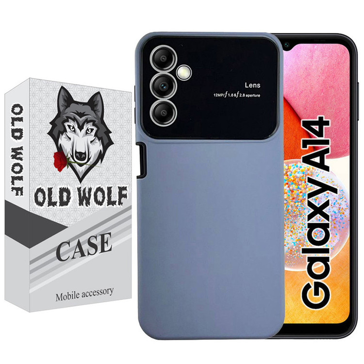 کاور اولد ولف مدل LENS04_A14 مناسب برای گوشی موبایل سامسونگ Galaxy A14