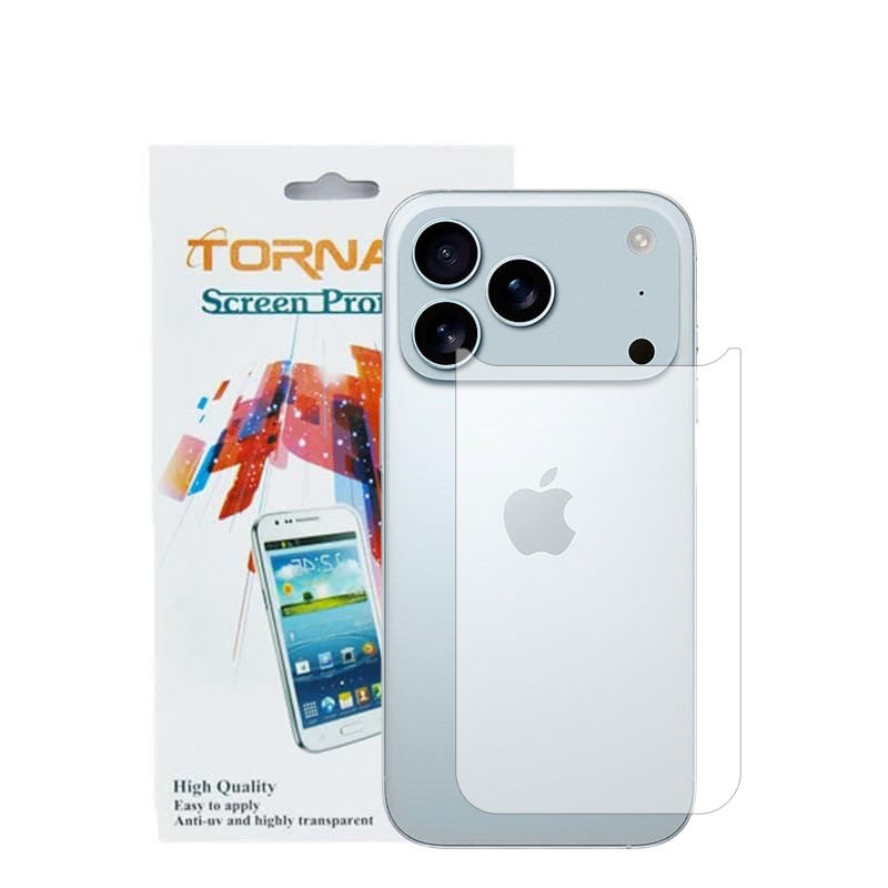 برچسب پوششی پشت گوشی مدل تورنادو مناسب برای موبایل اپل iPhone 17 Pro