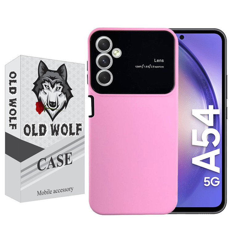 کاور اولد ولف مدل LENS02_A54 مناسب برای گوشی موبایل سامسونگ Galaxy A54