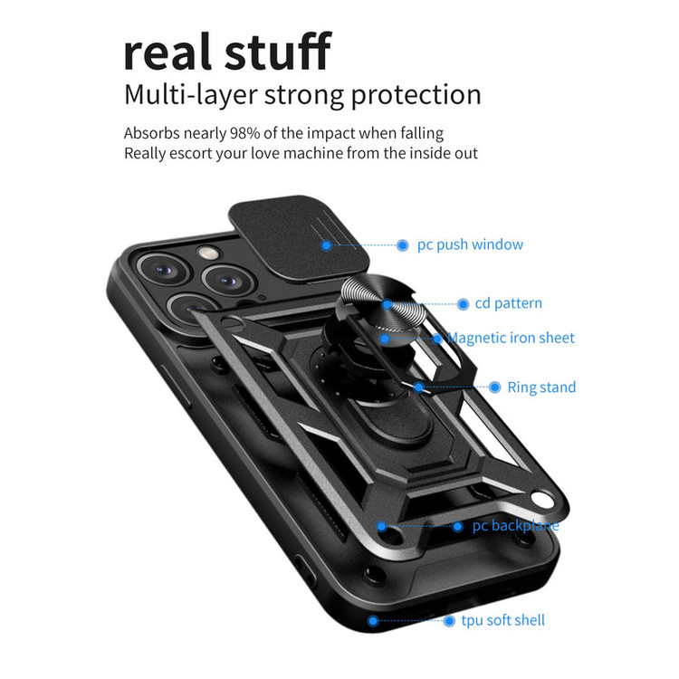 کاور بادیگارد مدل Batman 2 مناسب برای گوشی موبایل اپل iPhone 14 Pro Max