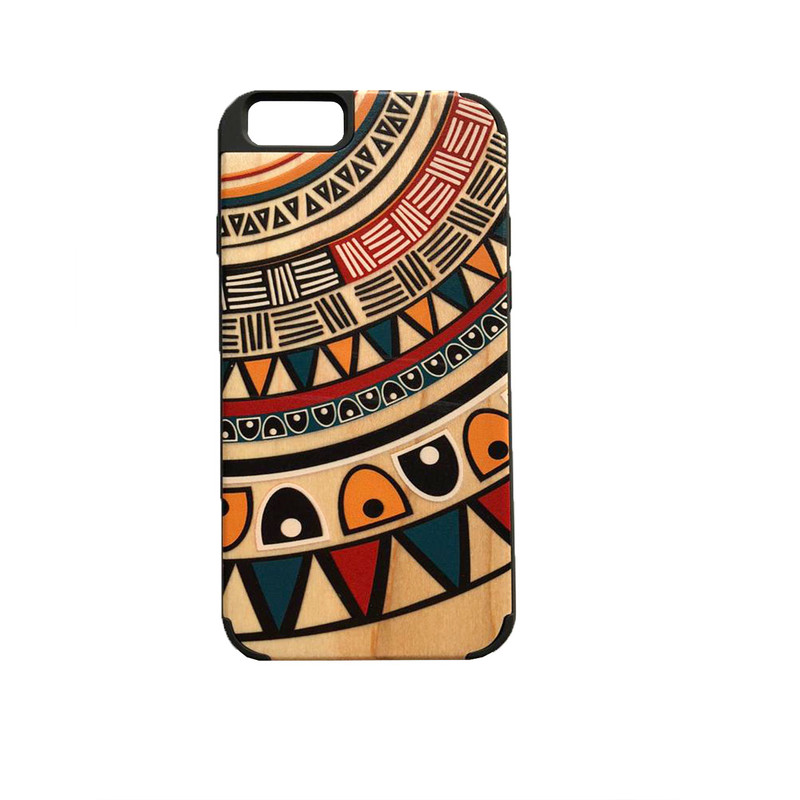 کاور طرح ماندلا مدل WOODR05 مناسب برای گوشی موبایل اپل iphone 6/6S