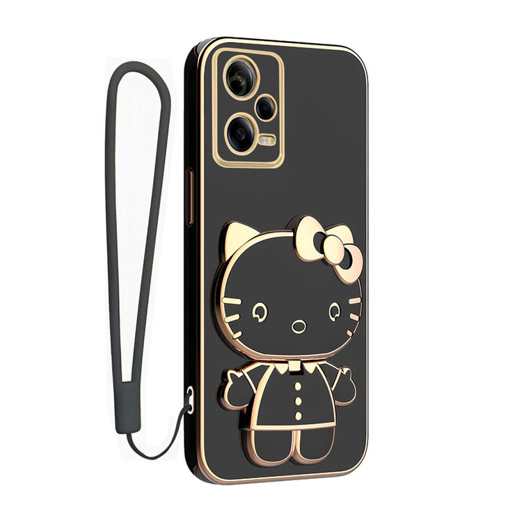 کاور اسپارتان مدل Kitty مناسب برای گوشی موبایل شیائومی Redmi Note 12 Pro به همراه بند نگهدارنده