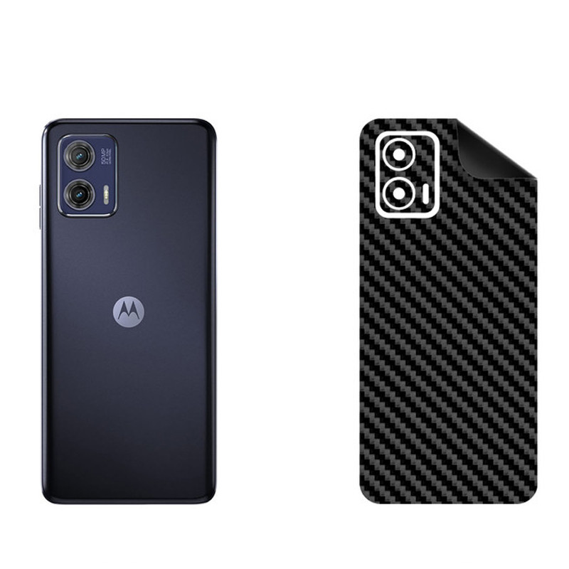 برچسب پوششی بستور مدل BT-Fiber طرح فیبر کربن مناسب برای گوشی موبایل موتورولا Moto G73