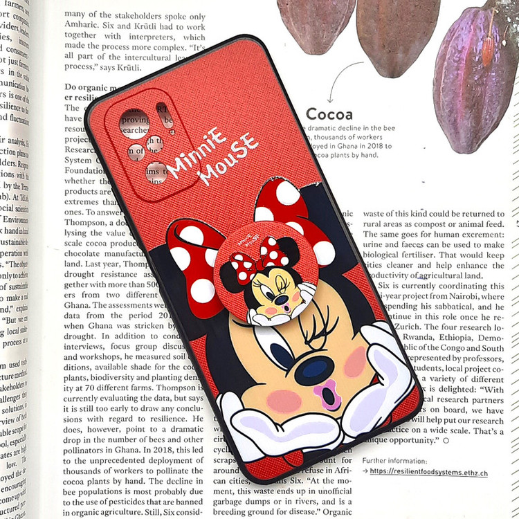 کاور لاین کینگ مدل Mini مناسب برای گوشی موبایل شیائومی Redmi Note10/10S به همراه پایه نگهدارنده