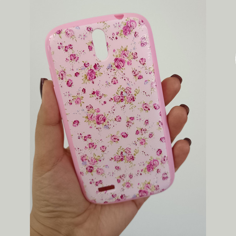 کاور مدل سیلیکونی کد 1-0 طرح گل مناسب برای گوشی موبایل هوآوی G610
