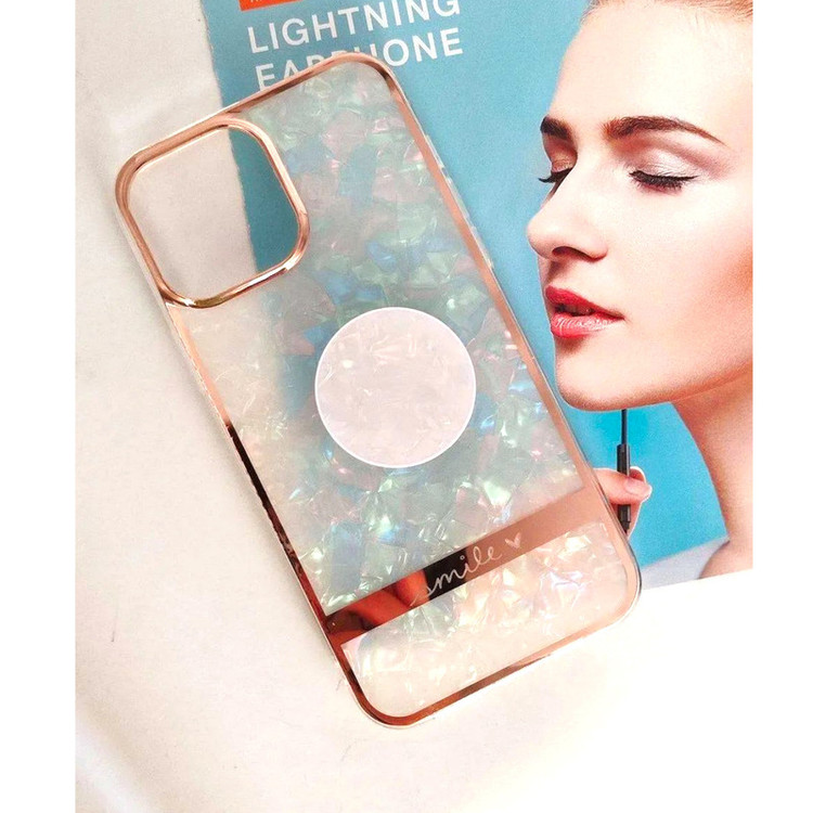 کاور لاین کینگ مدل کریستال یخی مناسب برای گوشی موبایل اپل IPhone 11 به همراه پایه نگهدارنده