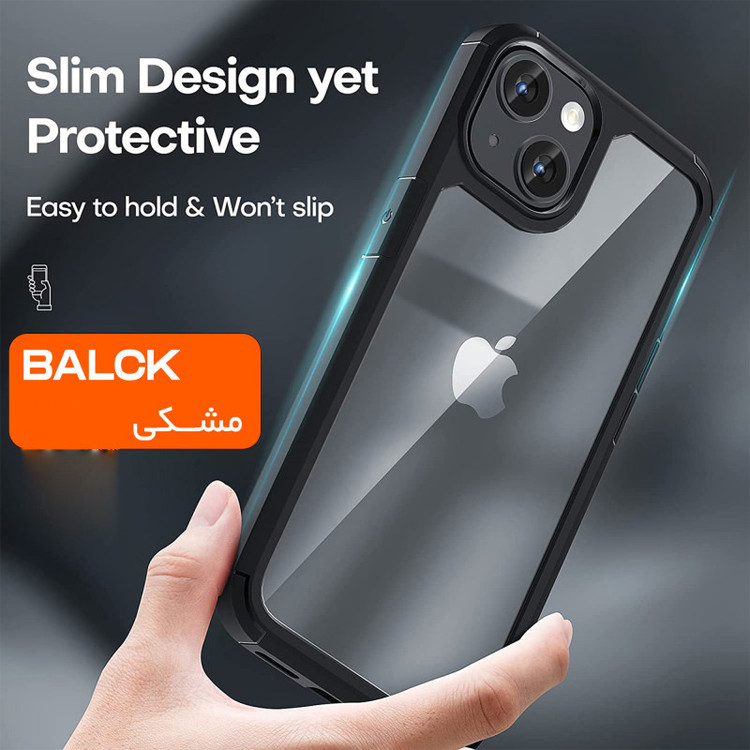 کاور آیرون من مدل SPG مناسب برای گوشی موبایل اپل iPhone 14 PLUS به همراه قلم لمسی