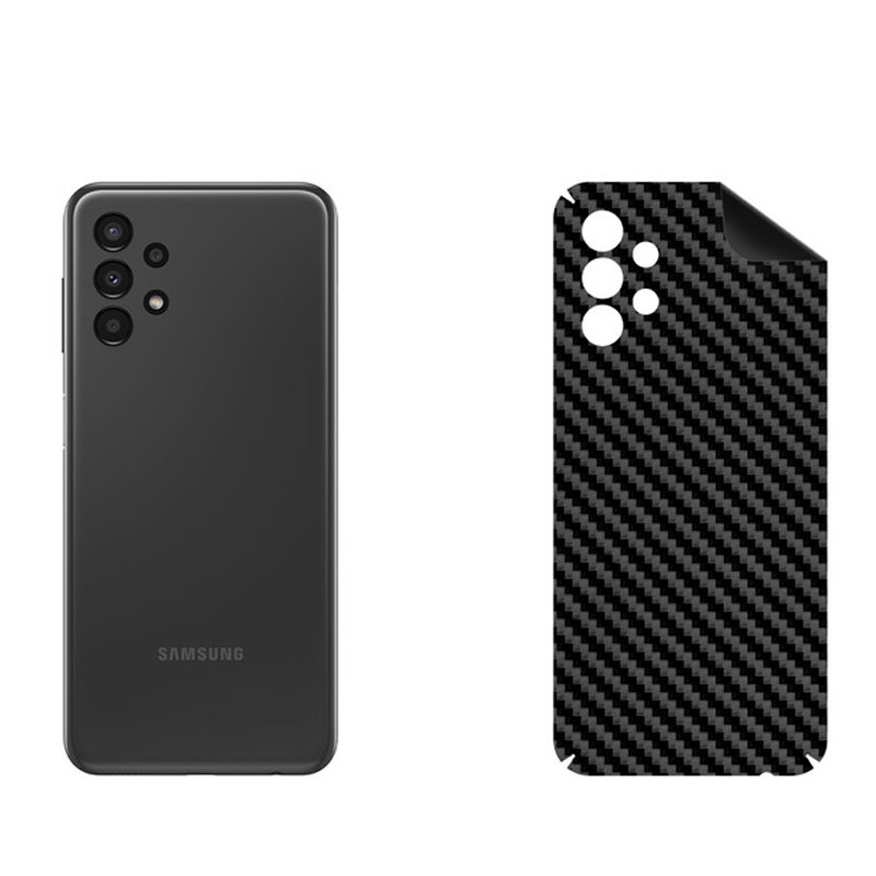 برچسب پوششی بستور مدل BT-Fiber طرح فیبر کربن مناسب برای گوشی موبایل سامسونگ Galaxy A13