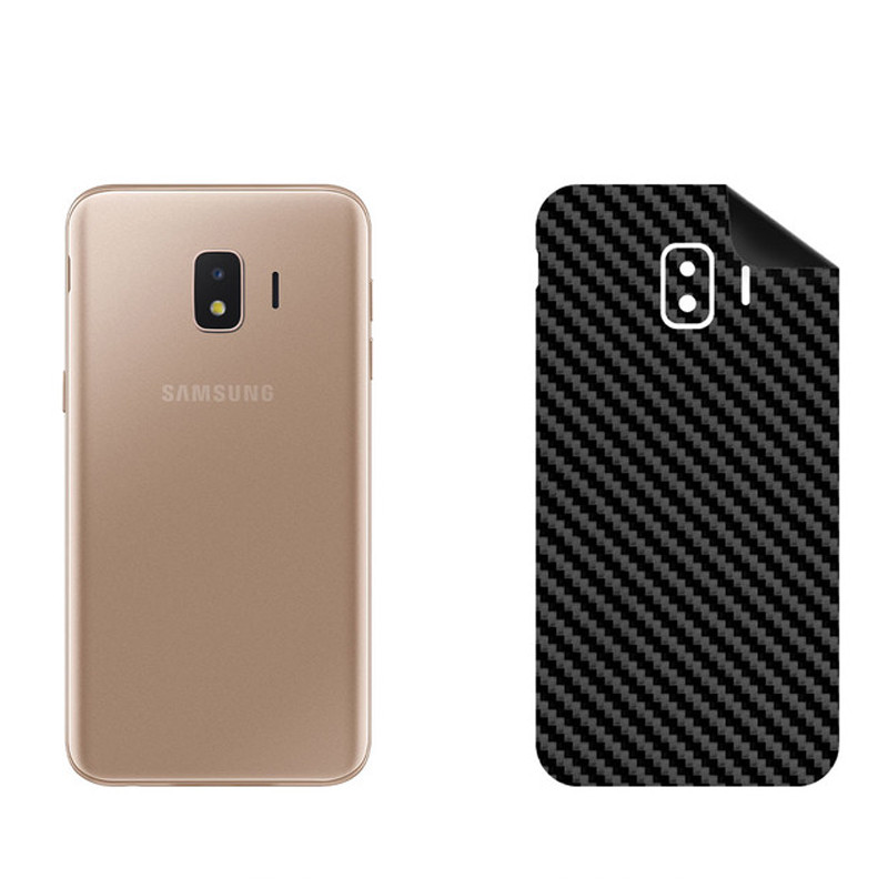 برچسب پوششی بستور مدل BT-Fiber طرح فیبر کربن مناسب برای گوشی موبایل سامسونگ Galaxy J2 Core