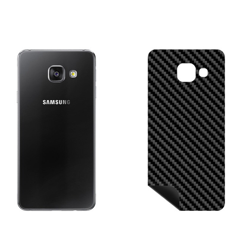 برچسب پوششی بستور مدل BT-Fiber طرح فیبر کربن مناسب برای گوشی موبایل سامسونگ Galaxy A3 2016