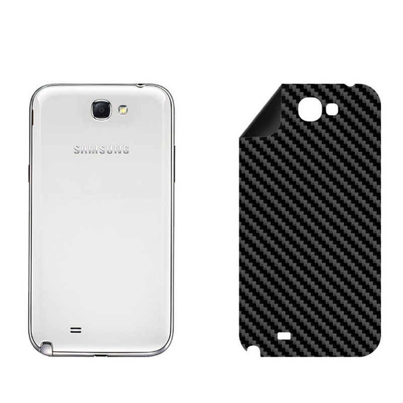 برچسب پوششی بستور مدل BT-Fiber طرح فیبر کربن مناسب برای گوشی موبایل سامسونگ Galaxy Note 2