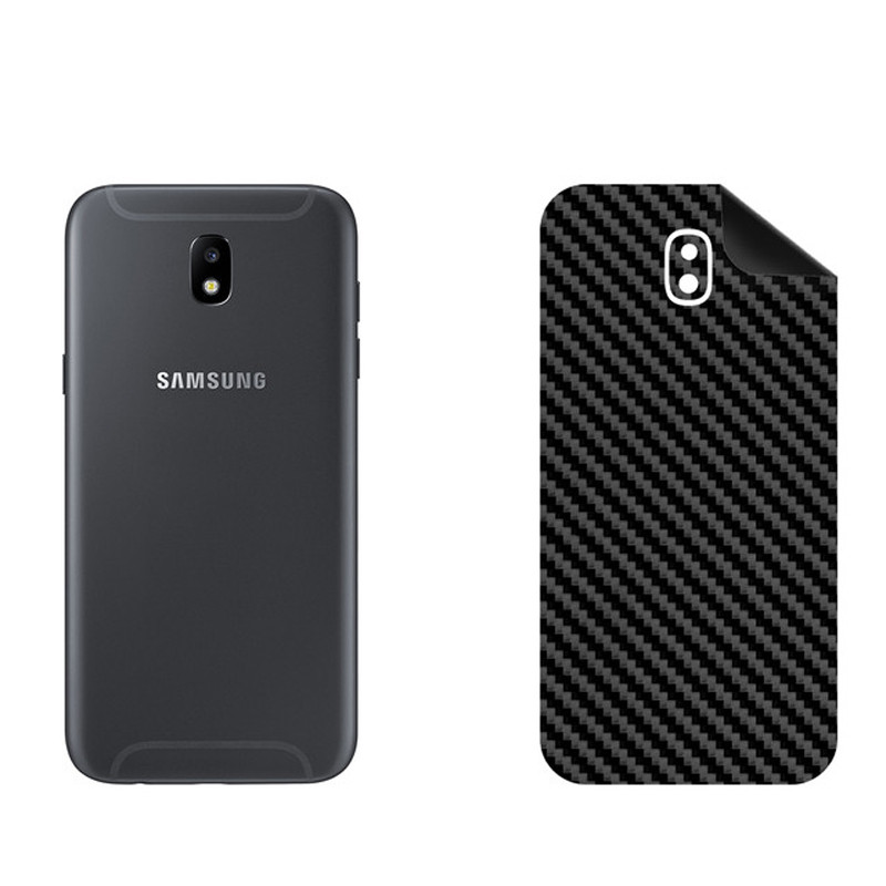 برچسب پوششی بستور مدل BT-Fiber طرح فیبر کربن مناسب برای گوشی موبایل سامسونگ Galaxy J5 Pro