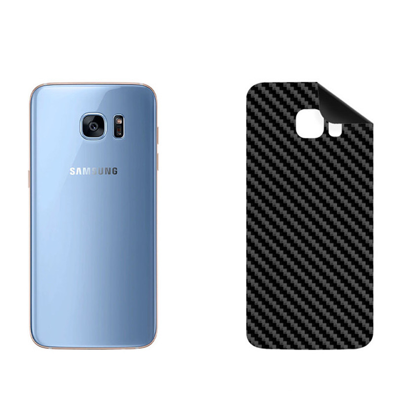 برچسب پوششی بستور مدل BT-Fiber طرح فیبر کربن مناسب برای گوشی موبایل سامسونگ Galaxy S7 Edge