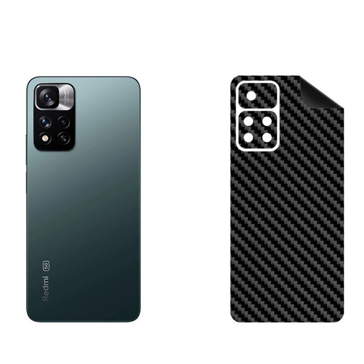 برچسب پوششی بستور مدل BT-Fiber طرح فیبر کربن مناسب برای گوشی موبایل شیائومی Redmi Note 11 Pro Plus 5G