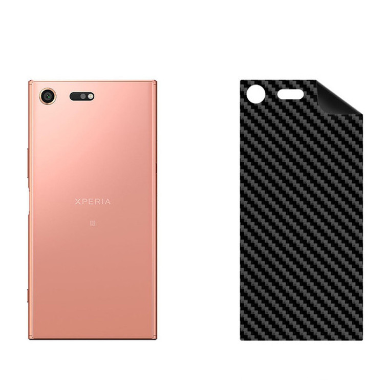 برچسب پوششی بستور مدل BT-Fiber طرح فیبر کربن مناسب برای گوشی موبایل سونی Xperia XZ Premium