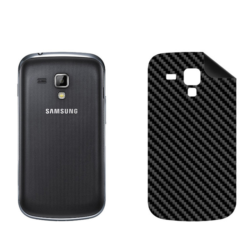 برچسب پوششی بستور مدل BT-Fiber طرح فیبر کربن مناسب برای گوشی موبایل سامسونگ Galaxy S Duos