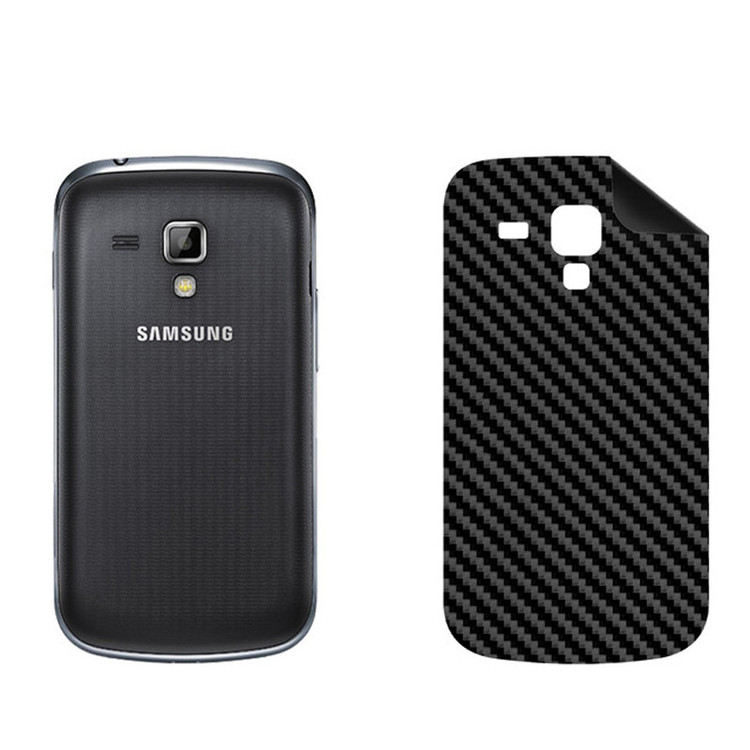 برچسب پوششی بستور مدل BT-Fiber طرح فیبر کربن مناسب برای گوشی موبایل سامسونگ Galaxy S Duos