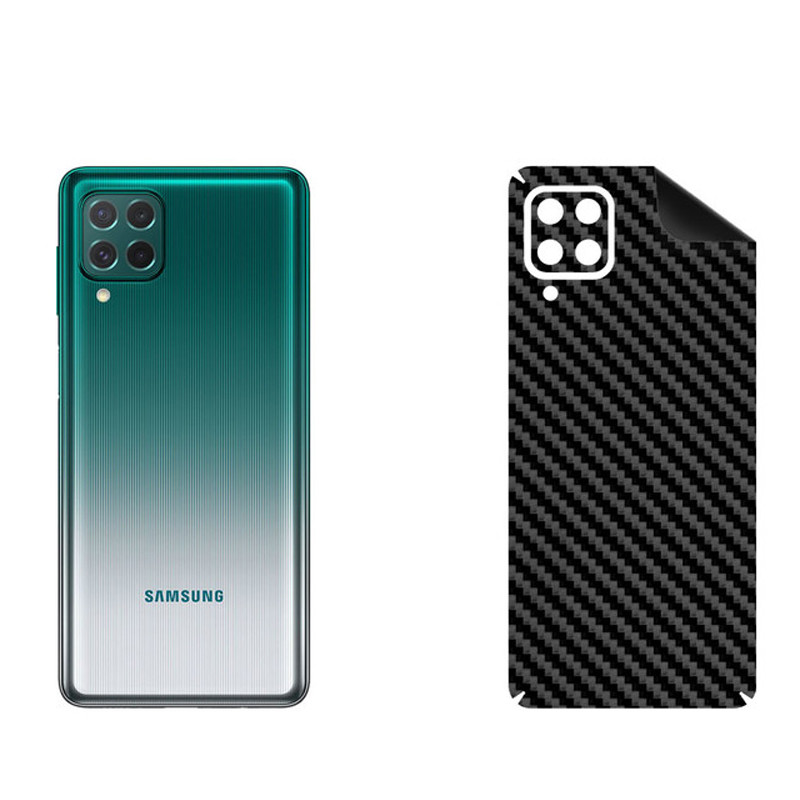برچسب پوششی بستور مدل BT-Fiber طرح فیبر کربن مناسب برای گوشی موبایل سامسونگ Galaxy F62