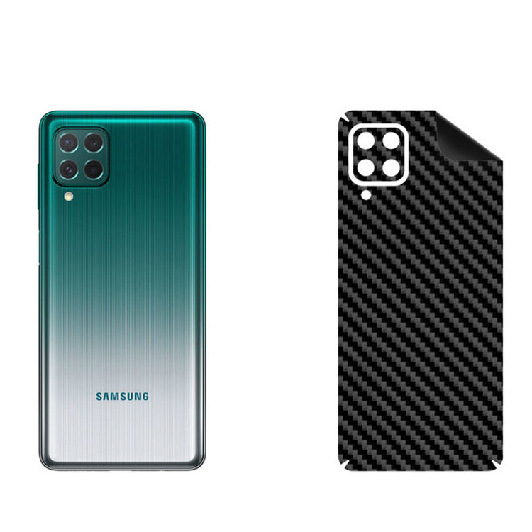 برچسب پوششی بستور مدل BT-Fiber طرح فیبر کربن مناسب برای گوشی موبایل سامسونگ Galaxy F62