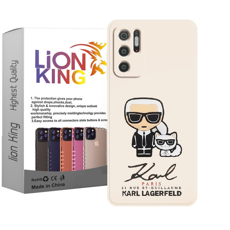 کاور لاین کینگ مدل مرد وگربه 3d keremii مناسب برای گوشی موبایل شیائومی Poco M3 Pro