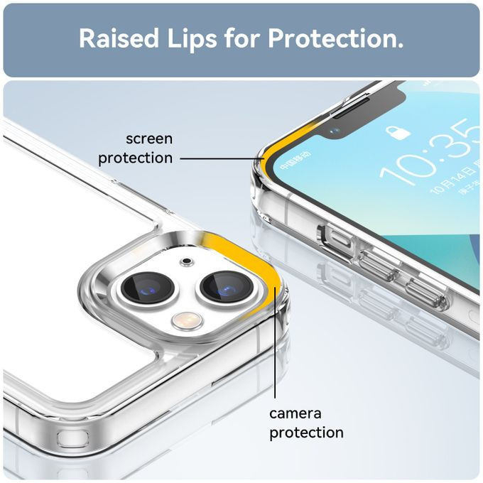 کاور اسپارتان مدل Airbag Space Strap مناسب برای گوشی موبایل اپل iPhone 15 به همراه بند آویز