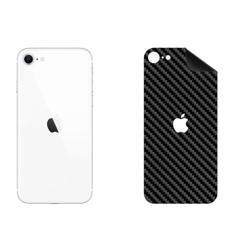 برچسب پوششی بستور مدل BT-Fiber طرح فیبر کربن مناسب برای گوشی موبایل اپل iPhone SE 2020
