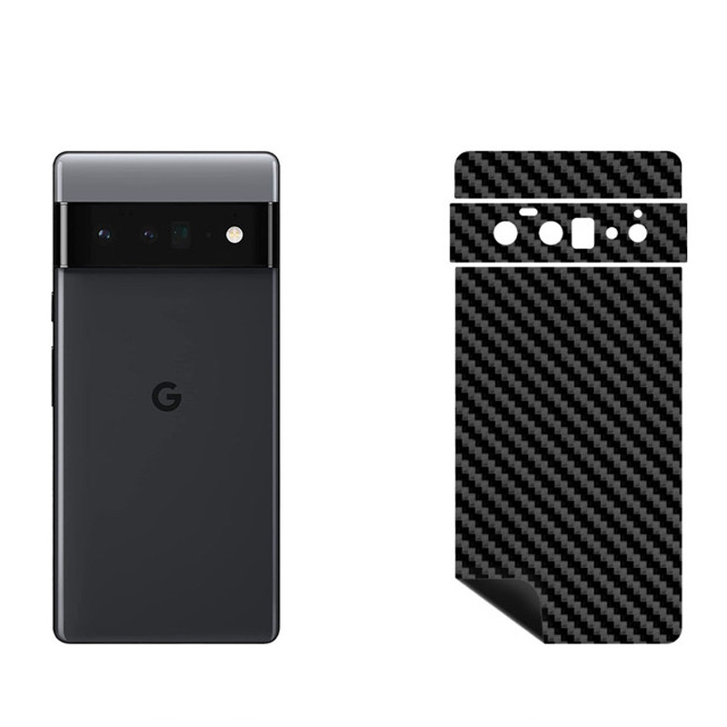 برچسب پوششی بستور مدل BT-Fiber طرح فیبر کربن مناسب برای گوشی موبایل گوگل Pixel 6 Pro