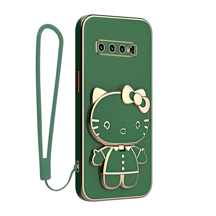 کاور اسپارتان مدل Kitty Strap مناسب برای گوشی موبایل سامسونگ Galaxy S10 به همراه بند