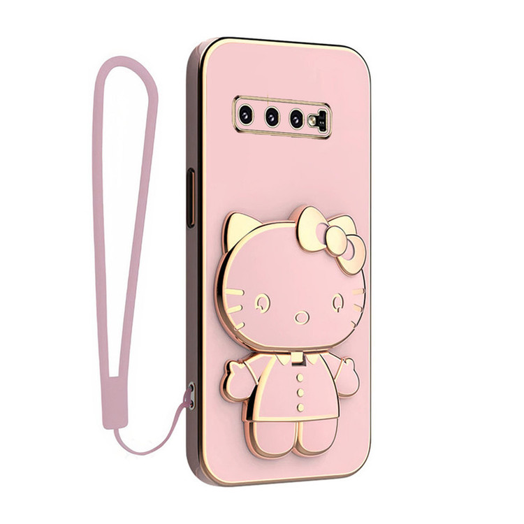 کاور اسپارتان مدل Kitty Strap مناسب برای گوشی موبایل سامسونگ Galaxy S10 به همراه بند