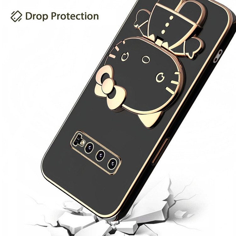 کاور اسپارتان مدل Kitty Strap مناسب برای گوشی موبایل سامسونگ Galaxy S10 به همراه بند