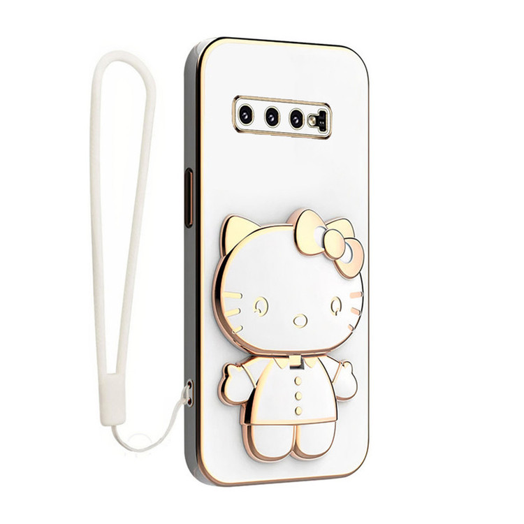 کاور اسپارتان مدل Kitty Strap مناسب برای گوشی موبایل سامسونگ Galaxy S10 به همراه بند