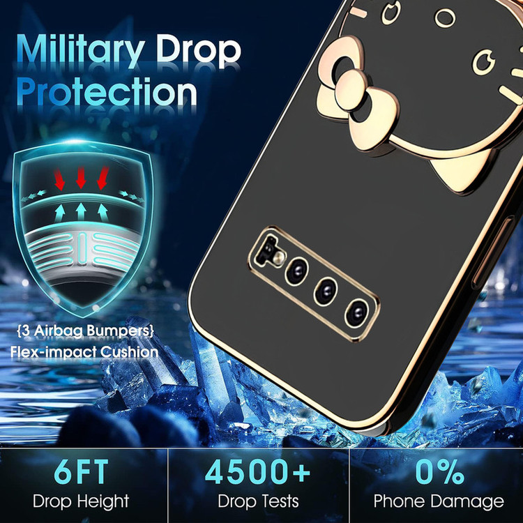 کاور اسپارتان مدل Kitty Strap مناسب برای گوشی موبایل سامسونگ Galaxy S10 به همراه بند