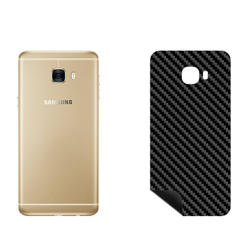 برچسب پوششی بستور مدل BT-Fiber طرح فیبر کربن مناسب برای گوشی موبایل سامسونگ Galaxy C7