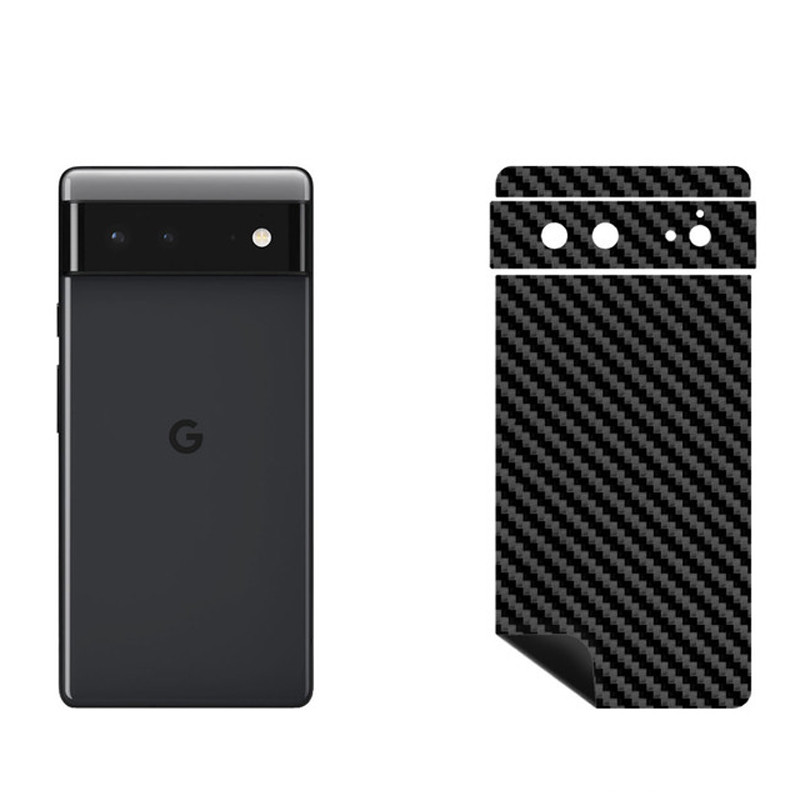 برچسب پوششی بستور مدل BT-Fiber طرح فیبر کربن مناسب برای گوشی موبایل گوگل Pixel 6