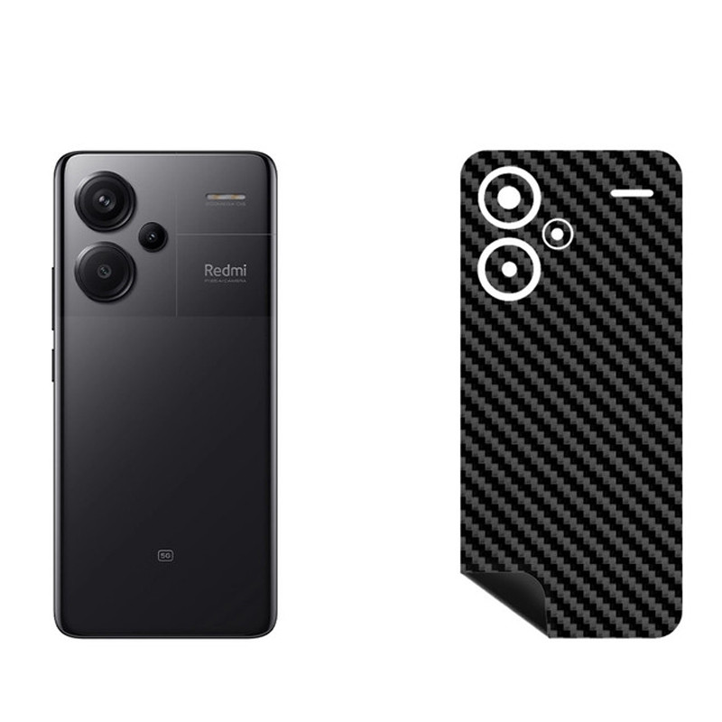 برچسب پوششی بستور طرح کربن مدل BT-Fiber طرح فیبر کربن مناسب برای گوشی موبایل شیائومی Redmi Note 13 Pro Plus
