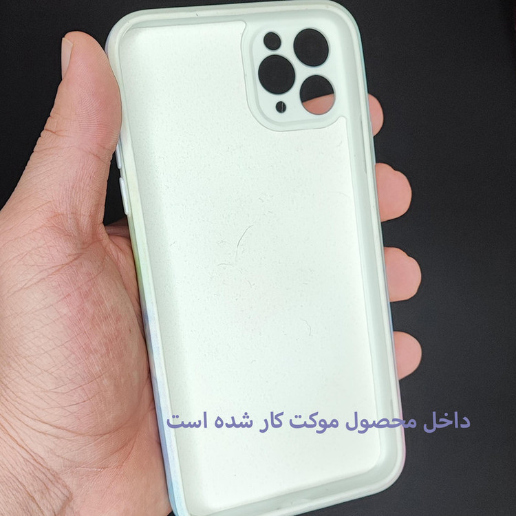 کاور مدل آبرنگی مناسب برای گوشی موبایل اپل iPhone 11 Pro Max به همراه پاپ سوکت