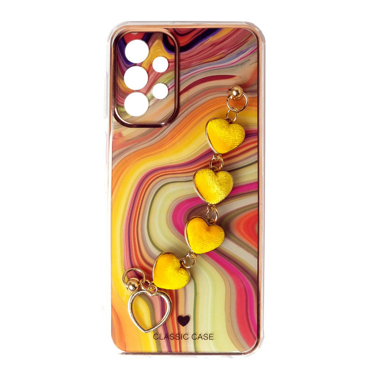 کاور لیمیا مدل فانتزی طرح آبرنگی کد 387 مناسب برای گوشی موبایل سامسونگ Galaxy A53 به همراه آویز