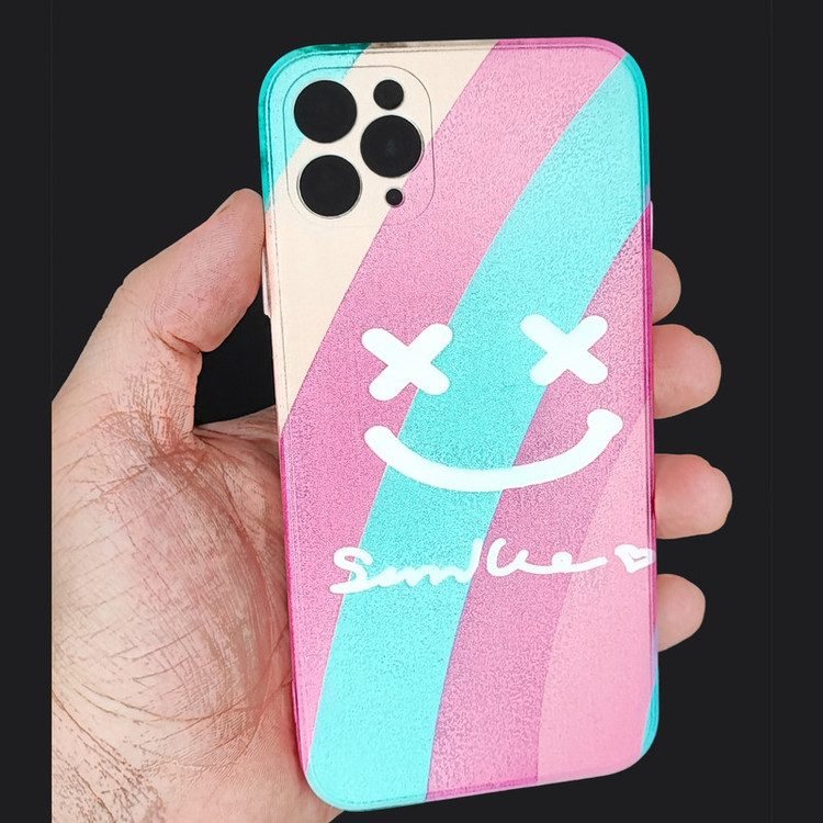 کاور مدل لبخند مناسب برای گوشی موبایل اپل iPhone 11 Pro Max به همراه پاپ سوکت