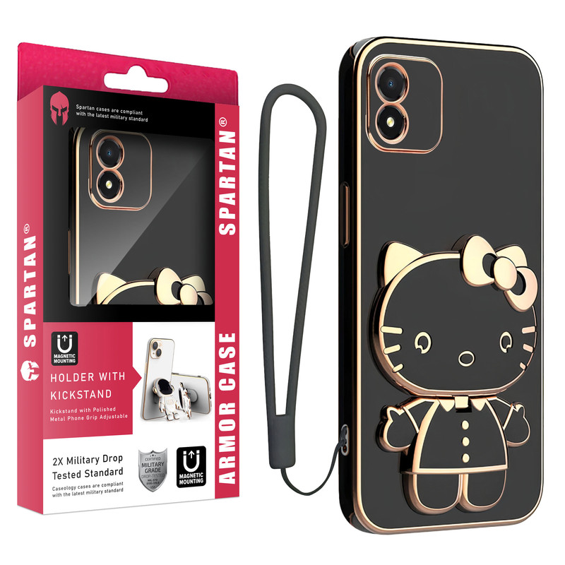 کاور اسپارتان مدل Kitty Strap مناسب برای گوشی موبایل آنر X5 4G به همراه بند