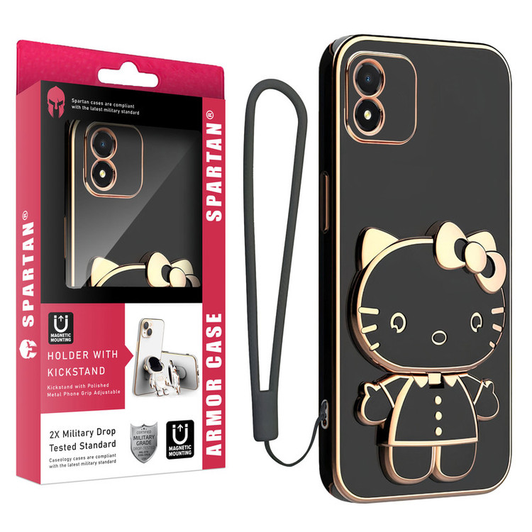 کاور اسپارتان مدل Kitty Strap مناسب برای گوشی موبایل آنر X5 4G به همراه بند