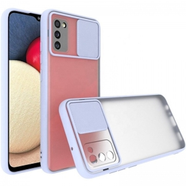 کاور مدل پشت مات محافظ دوربین دار مناسب برای گوشی موبایل سامسونگ Galaxy a02s