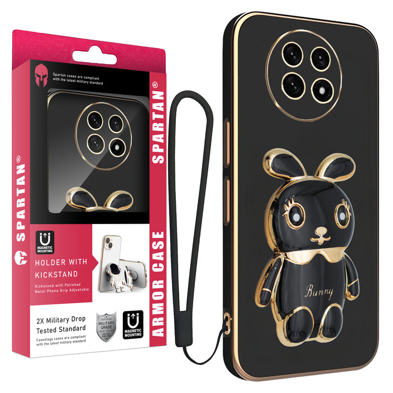 کاور اسپارتان مدل  Bunny Strap مناسب برای گوشی موبایل ریلمی 12 5G به همراه بند