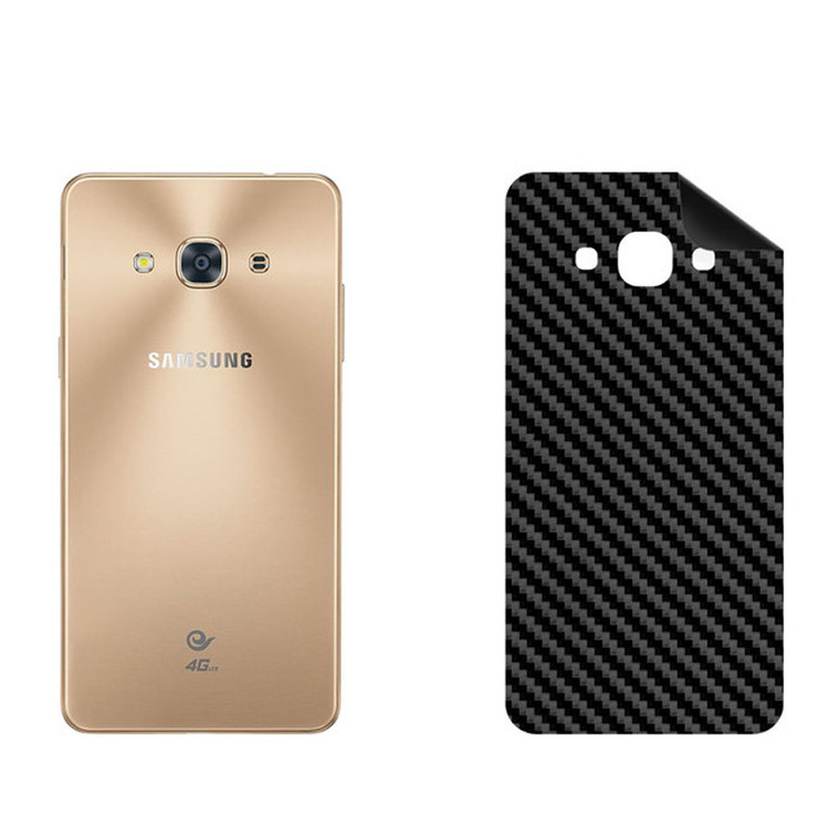 برچسب پوششی بستور مدل BT-Fiber طرح فیبر کربن مناسب برای گوشی موبایل سامسونگ Galaxy J3 Pro