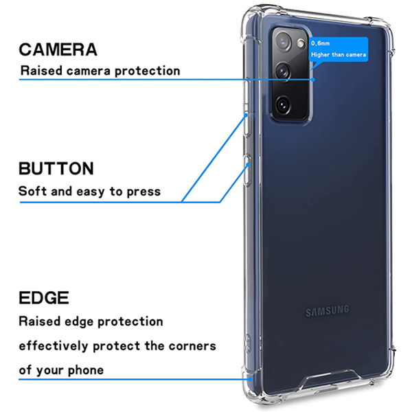 کاور مدل BTI-BLKN airbag مناسب برای گوشی موبایل سامسونگ Galaxy S20 FE