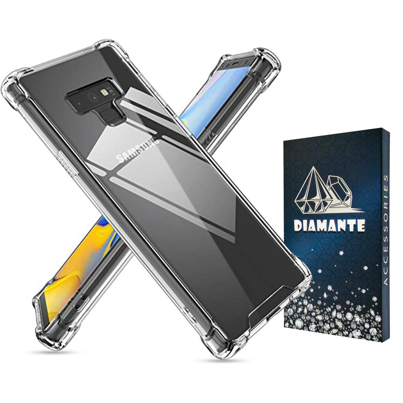 کاور دیامانته مدل shiny navy مناسب برای گوشی موبایل سامسونگ Galaxy Note 9