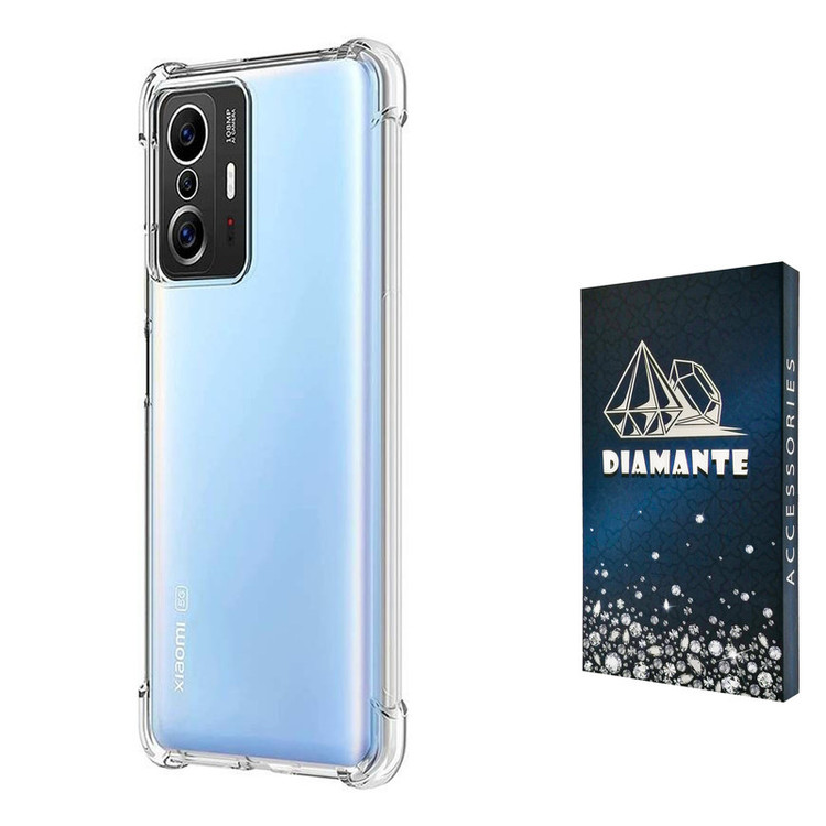 کاور دیامانته مدل shiny navy مناسب برای گوشی موبایل شیائومی Mi 11T/Mi11T Pro